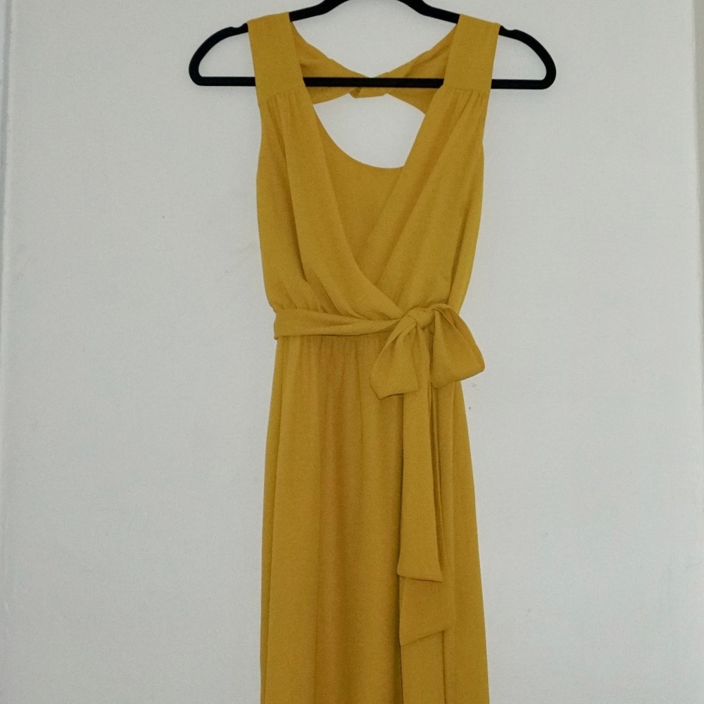 Express Mustard Dress